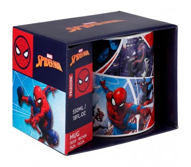Taza Comic Spiderman Marvel 550ml