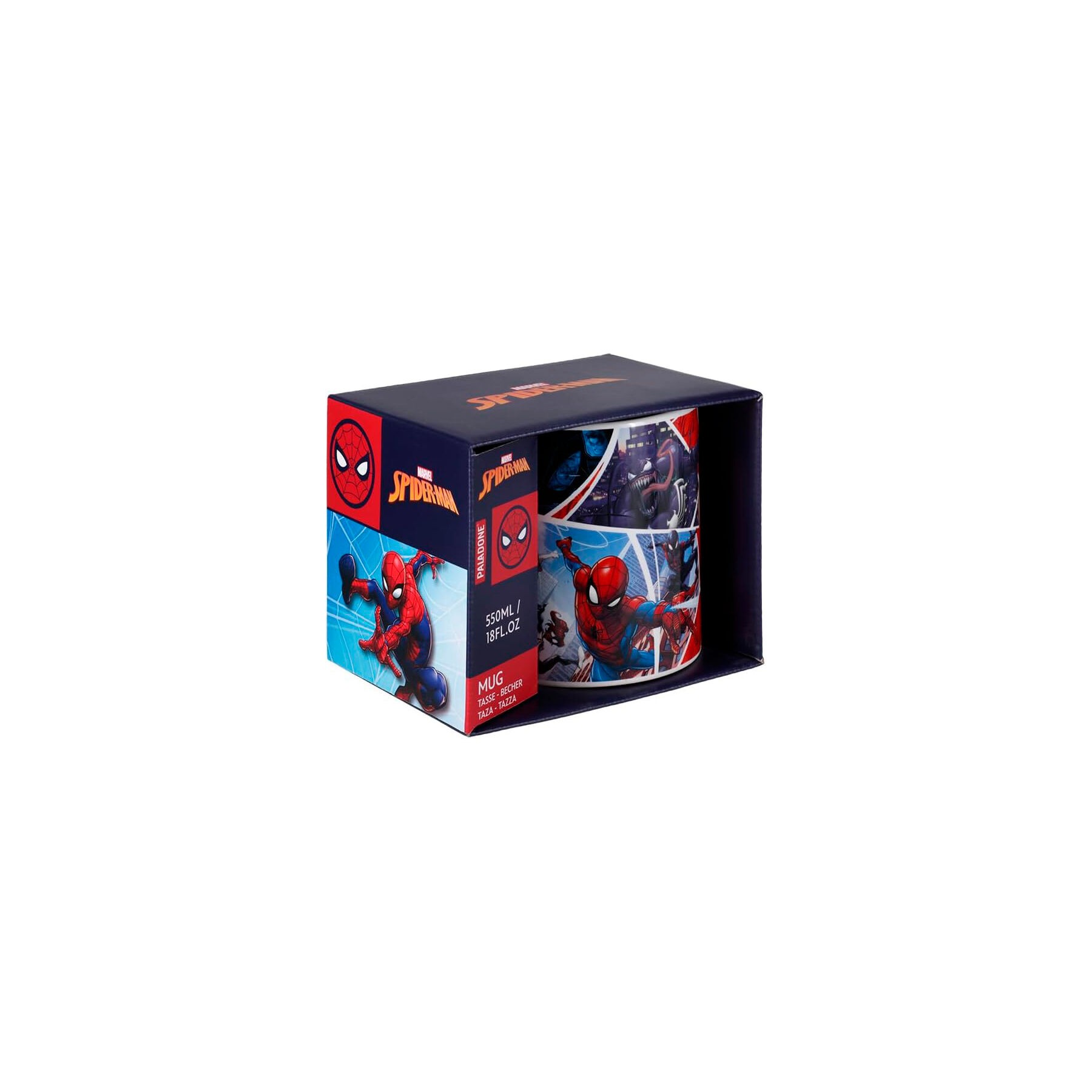 Taza Comic Spiderman Marvel 550ml