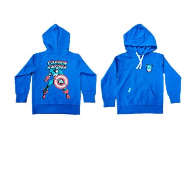 Sudadera capucha Capitan America Marvel