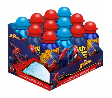 Cantimplora aluminio Spiderman Marvel 500ml surtido