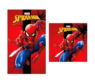 Set 2 toallas baño Spiderman Marvel algodon