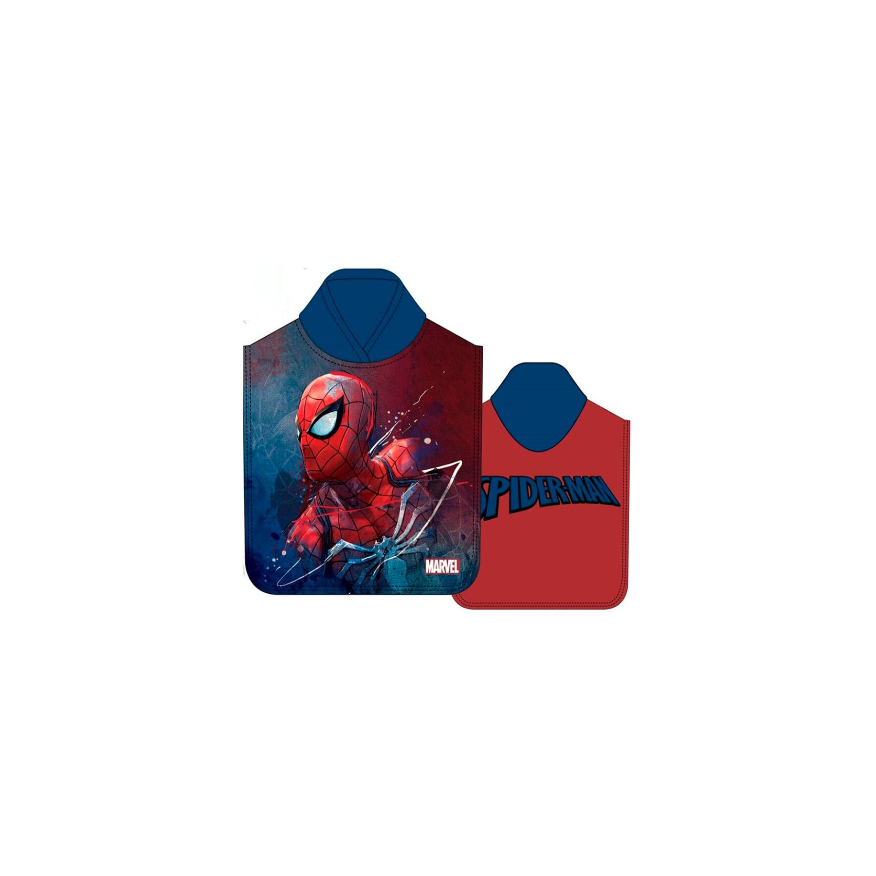 Poncho toalla Spiderman Marvel microfibra