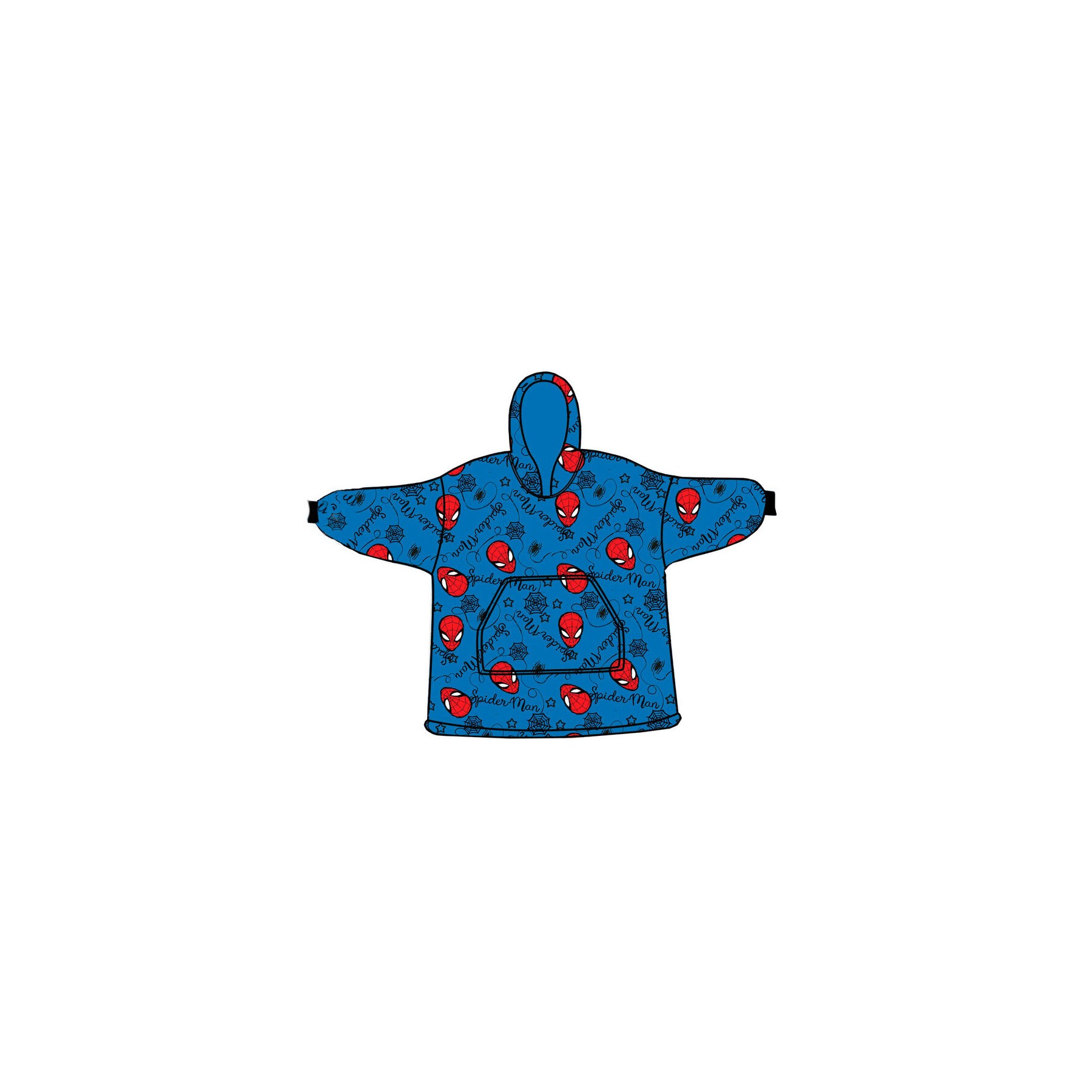 Bata sudadera oversize Spiderman Marvel coral infantil