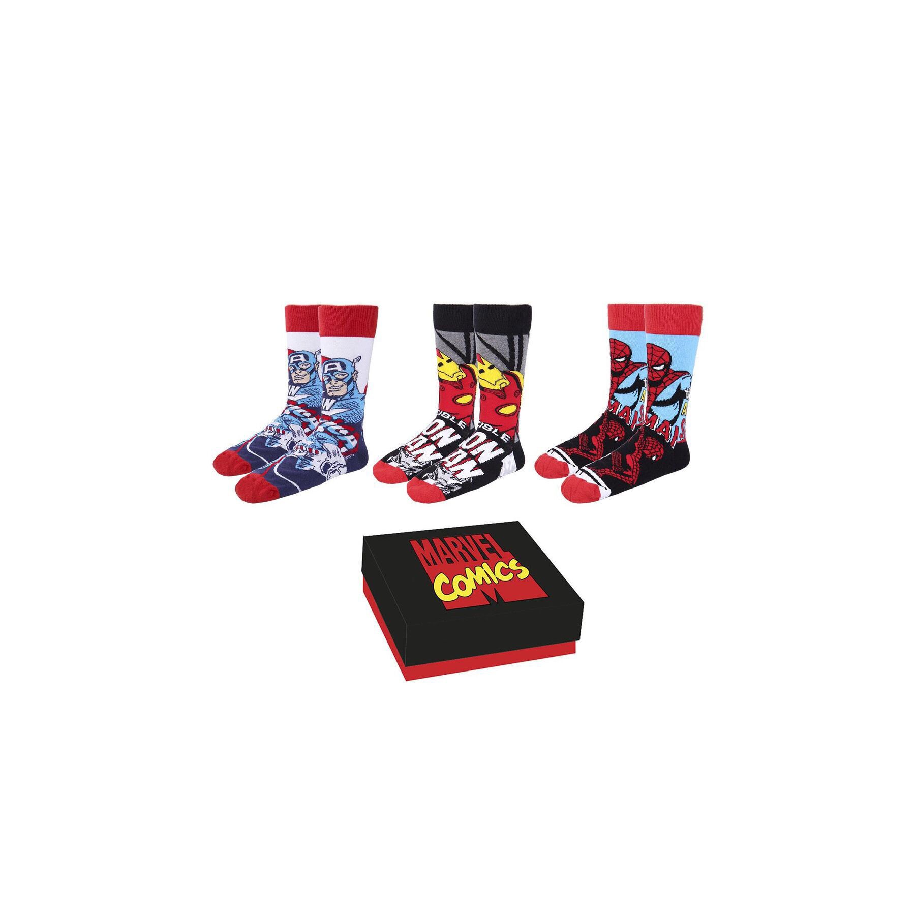 Set 3 calcetines Marvel