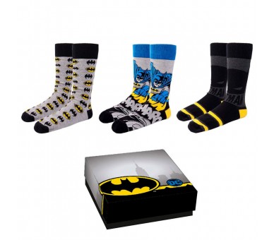 Set 3 Calcetines Batman DC Comics