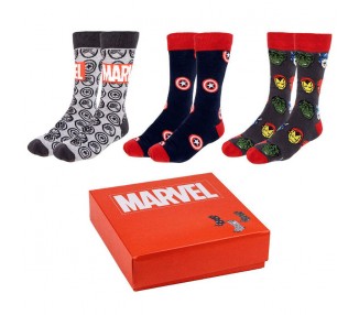 Set 3 calcetines Marvel adulto