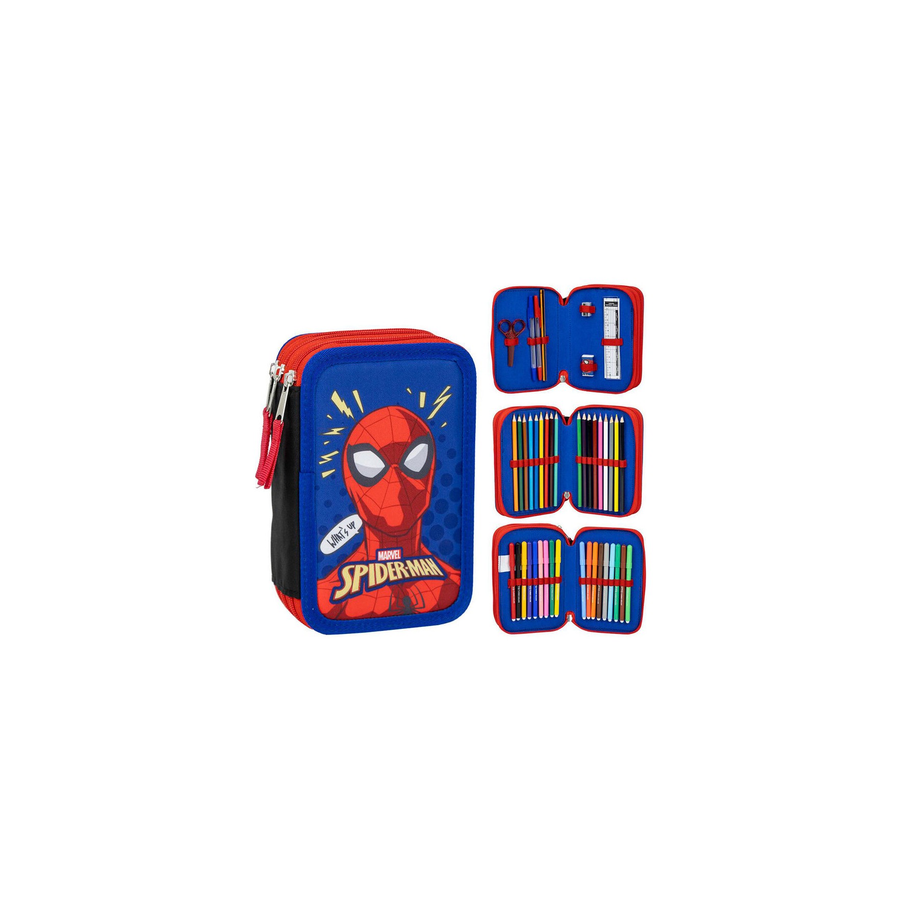 Plumier Spiderman Marvel triple