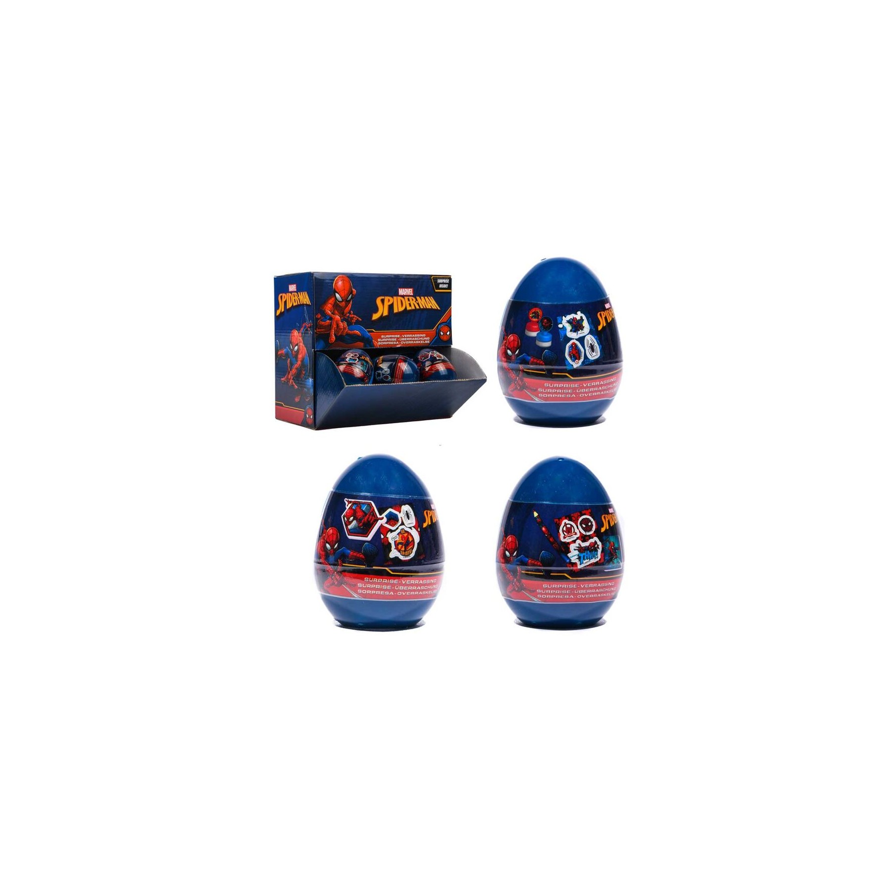 Huevo sorpresa Spiderman Marvel surtido