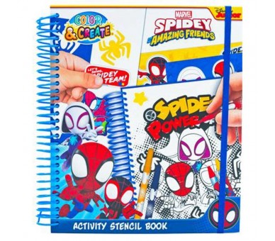 Libro plantillas actividades Spiderman Marvel