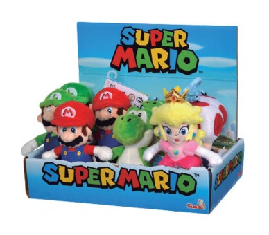 Llavero peluche Super Mario Nintendo 12cm surtido