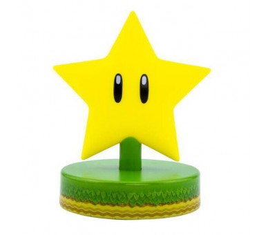 Lampara Icons Estrella Super Mario Bros 12cm