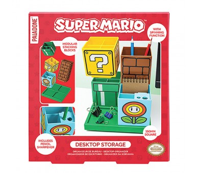 Organizador escritorio Super Mario Bros 15cm