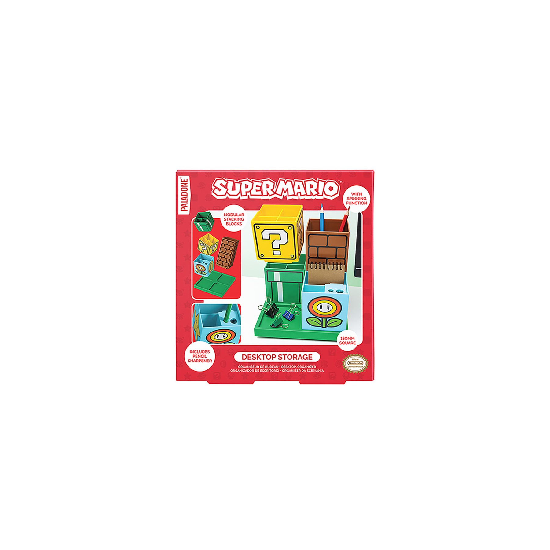 Organizador escritorio Super Mario Bros 15cm