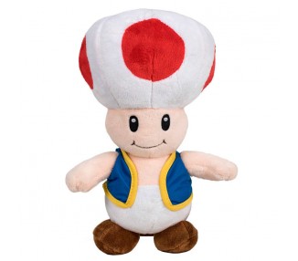 Peluche Toad Mario Bros soft 30cm