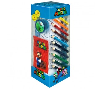 Set papeleria Super Mario Bros 35pzs