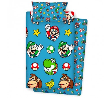 Juego sabanas Super Mario Bros 90cm