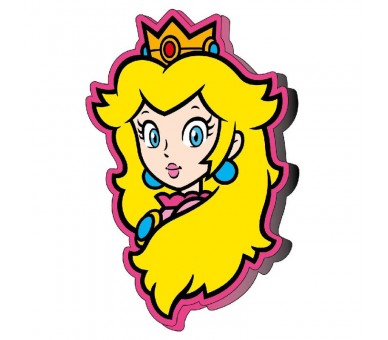Cojin 3D Peach Super Mario Bros