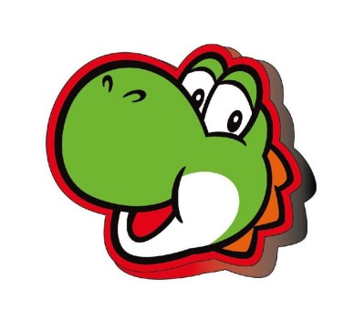 Cojin 3D Yoshi Super Mario Bros