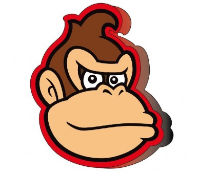 Cojin 3D Donkey Kong Super Mario Bros