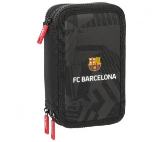 Plumier Black FC Barcelona 37pzs triple