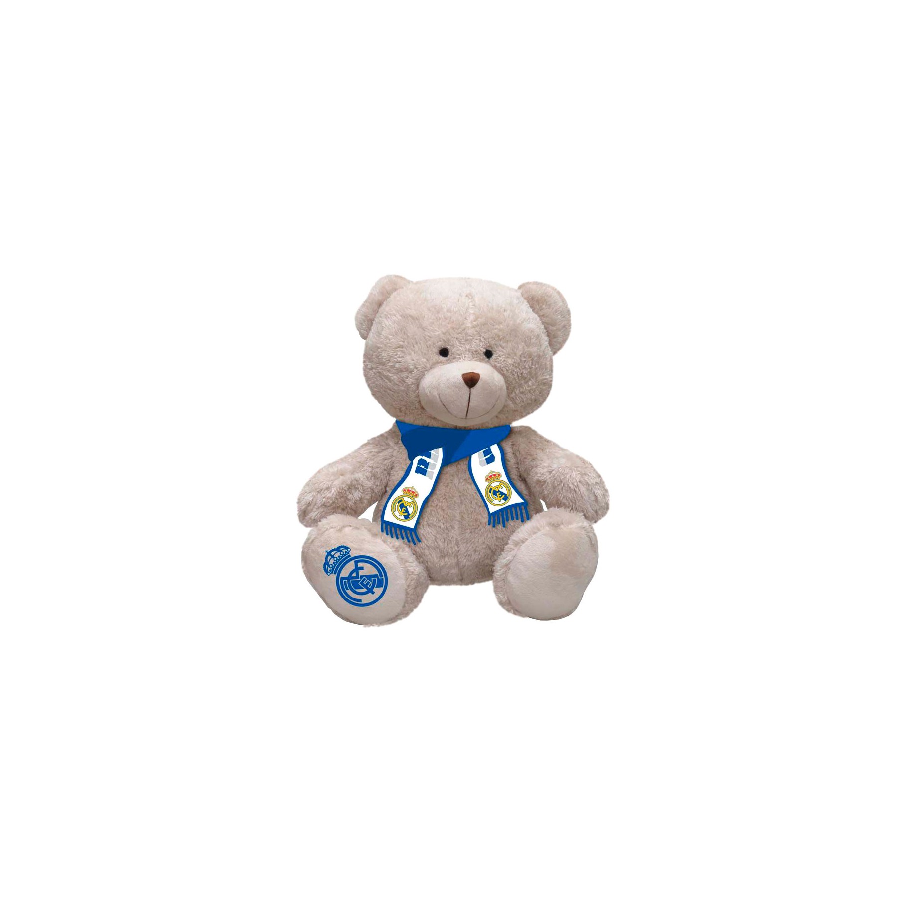 Peluche Osito Bufanda Real Madrid 35cm