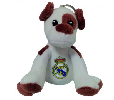 Llavero peluche perro Real Madrid