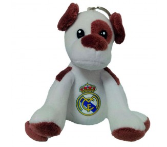 Llavero peluche perro Real Madrid