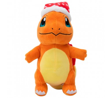Peluche Charmander Navidad Pokemon 20cm