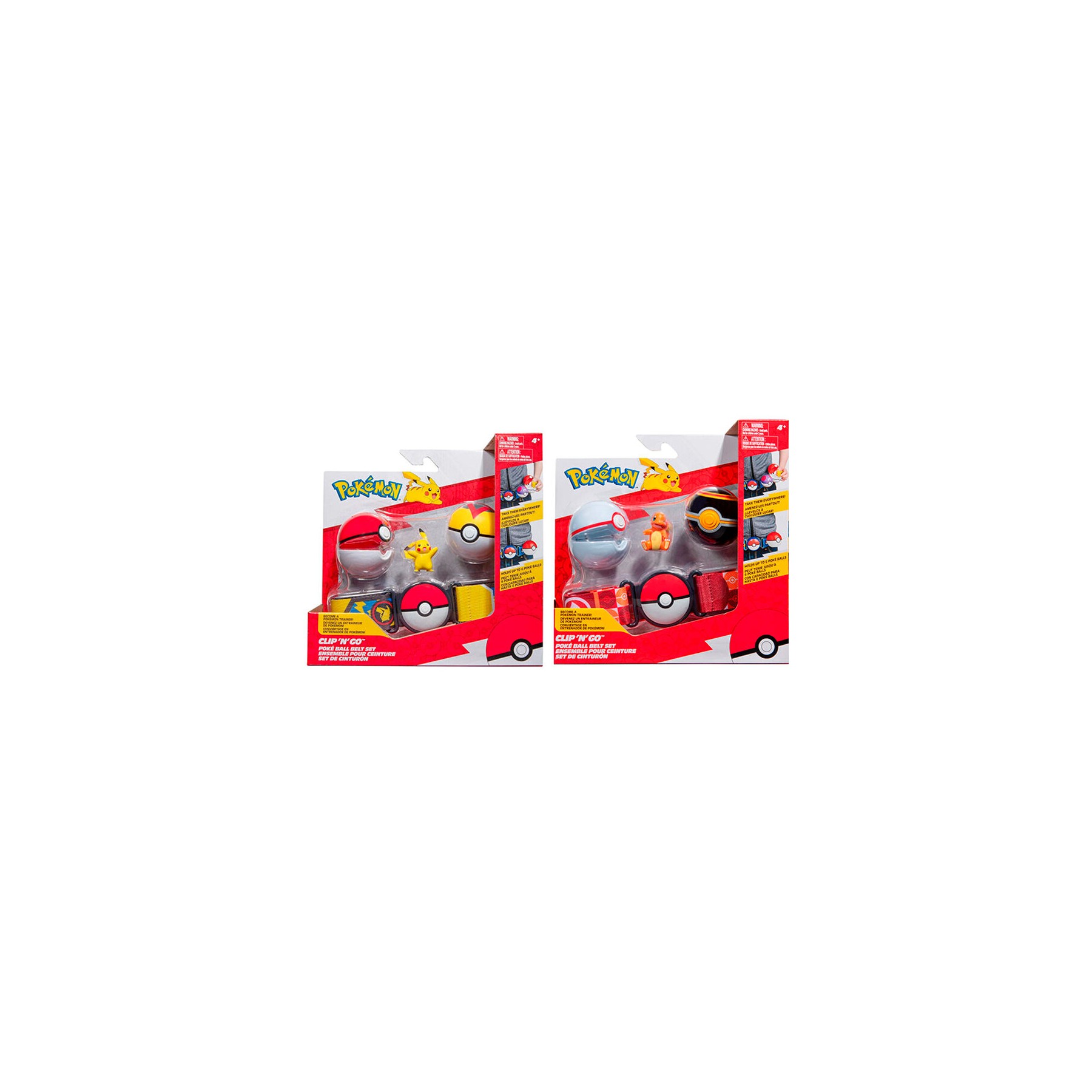 Set Cinturon Poke Ball Pikachu Pokemon surtido