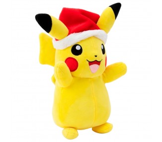 Peluche Pikachu Navidad Pokemon 20cm
