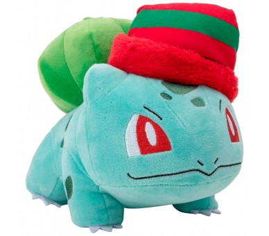 Peluche Bulbasaur Navidad Pokemon 20cm