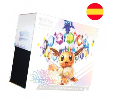 Estuche juego cartas coleccionables Evoluciones Prismaticas Pokemon Español