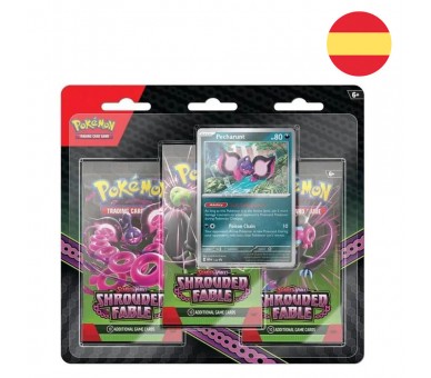Blister juego cartas coleccionables Fabula Sombria Escarlata y Pupura Pokemon español surtido