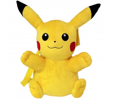 Mochila Peluche Pikachu Pokemon 36cm