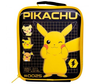 Bolsa portameriendas lenticular Pikachu Pokemon termica
