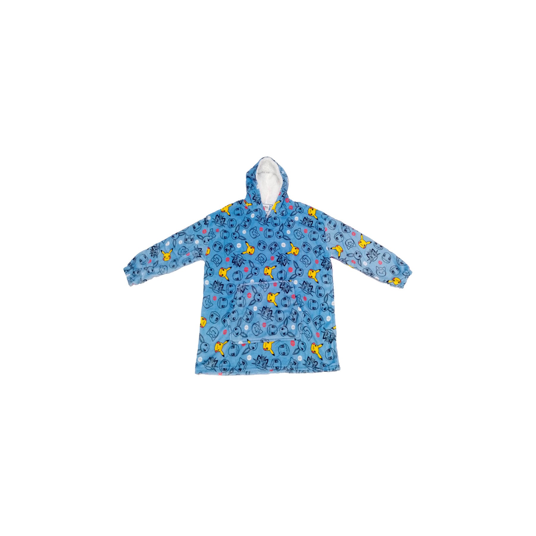 Bata sudadera oversize Pokemon coral infantil