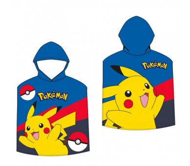 Poncho toalla Pokemon microfibra