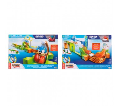 Playset Sonic & Knuckles Go Go Racers Sonic surtido