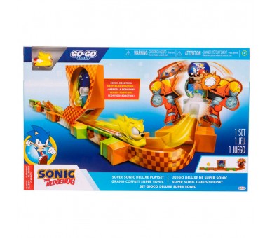 Playset Super Sonic Deluxe Go Go Racers Sonic