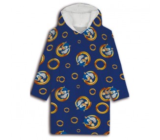 Bata sudadera oversize Sonic the Hedgehog coral adulto