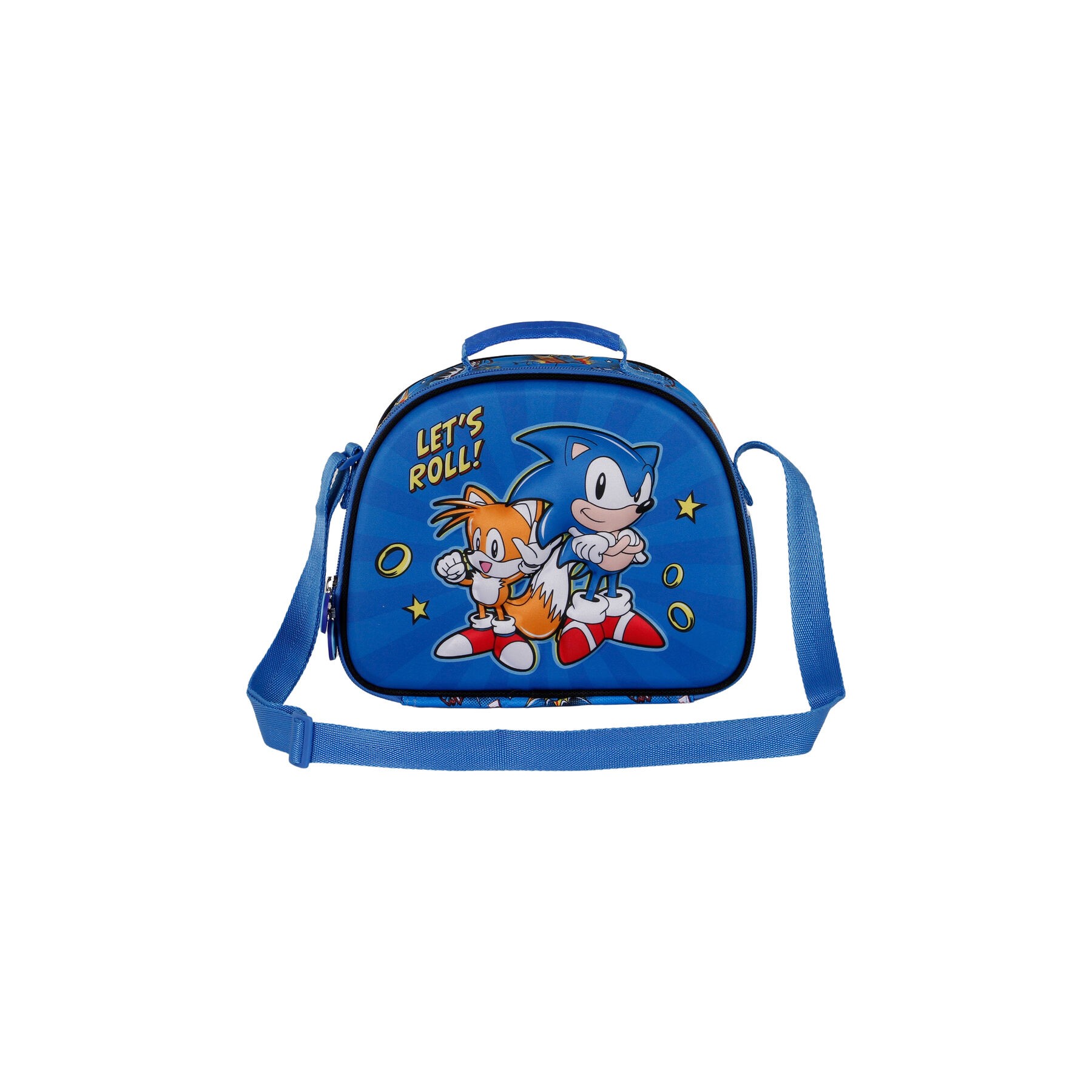 Bolsa portameriendas 3D Lets Roll Sonic The Hedgehog