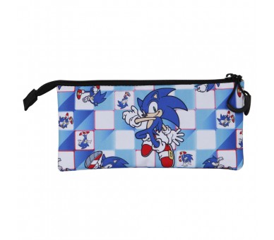 Portatodo Blue Lay Sonic The Hedgehog triple