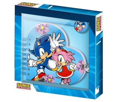 Set diario + boligrafo Sonic the Hedgehog