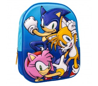 Mochila 3D Sonic The Hedgehog 31cm