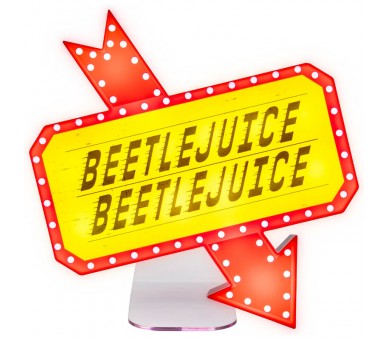 Lampara Cartel Beetlejuice