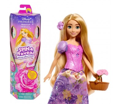 Muñeca Rapunzel Spin Reveal Disney