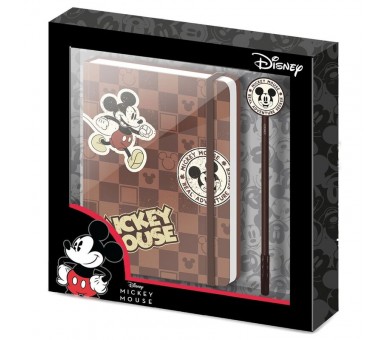 Set diario + Boligrafo Mickey Disney