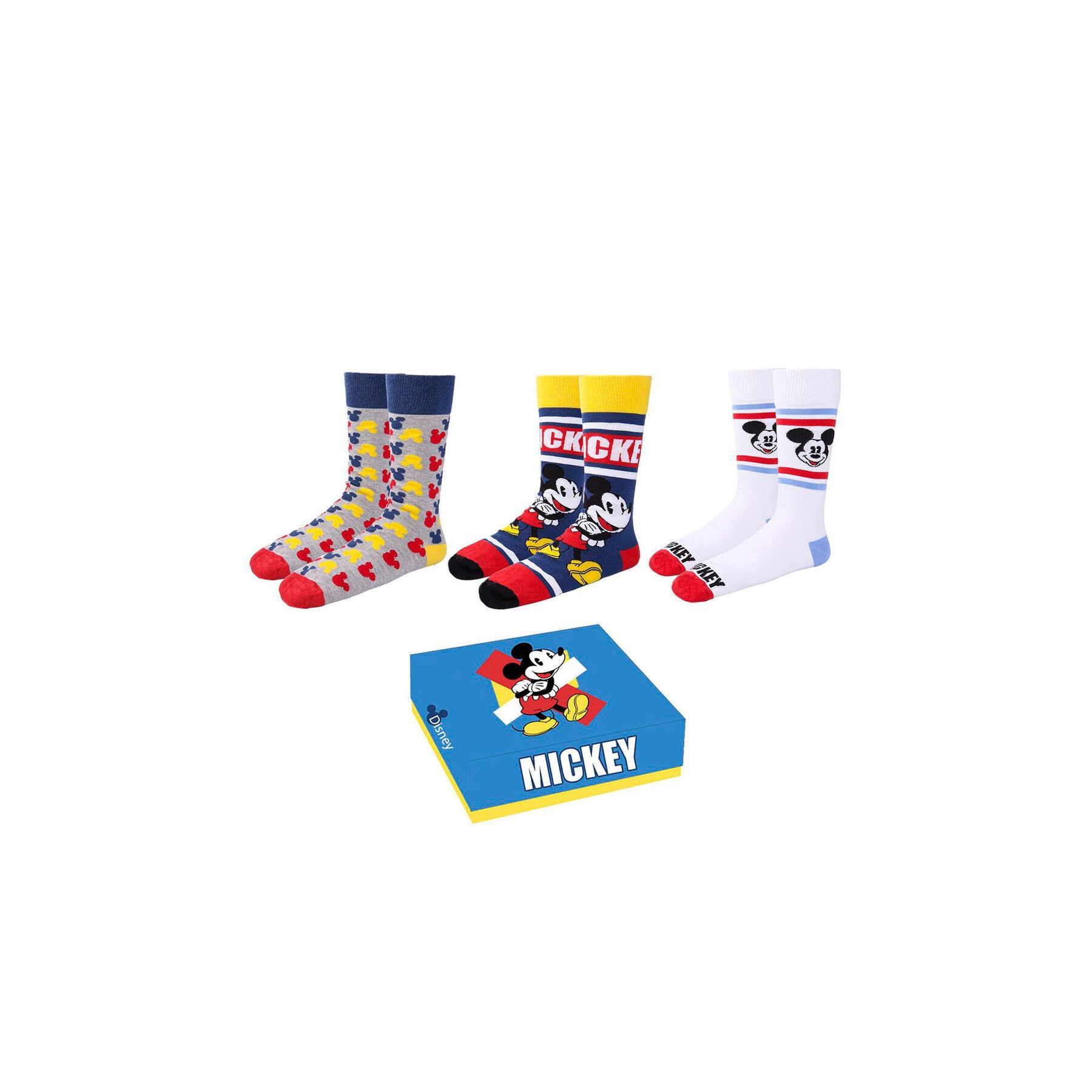 Set 3 calcetines Mickey Disney