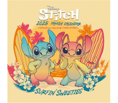 Calendario planificador familiar Stitch Disney
