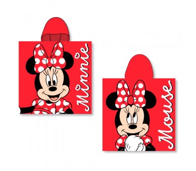 Poncho toalla Minnie Disney microfibra